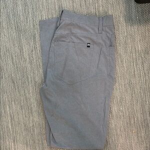 Travis Mathew Grey Stretchknit Golf Pant